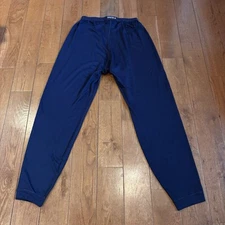 Mens Patagonia Capilene Base Layer Midweight Pants 44292 Blue sz L / 29" inseam