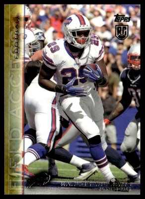 2015 Topps Field Access Gold Karlos Williams Rookie 97/99 Buffalo Bills #145