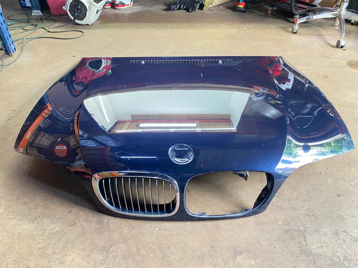 04-06 BMW E46 325CI 330CI Hood Bonnet Cover Panel Silver Blue