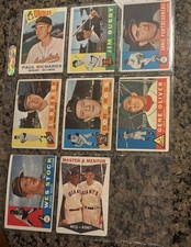 1960 Topps Willie Mays, Bill Rigney #7 Plus 16 More 1960 Topps Cards