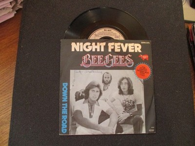 Top 7'' SINGLE aus Sammlung RAR !  BEE  GEES  Night Fever