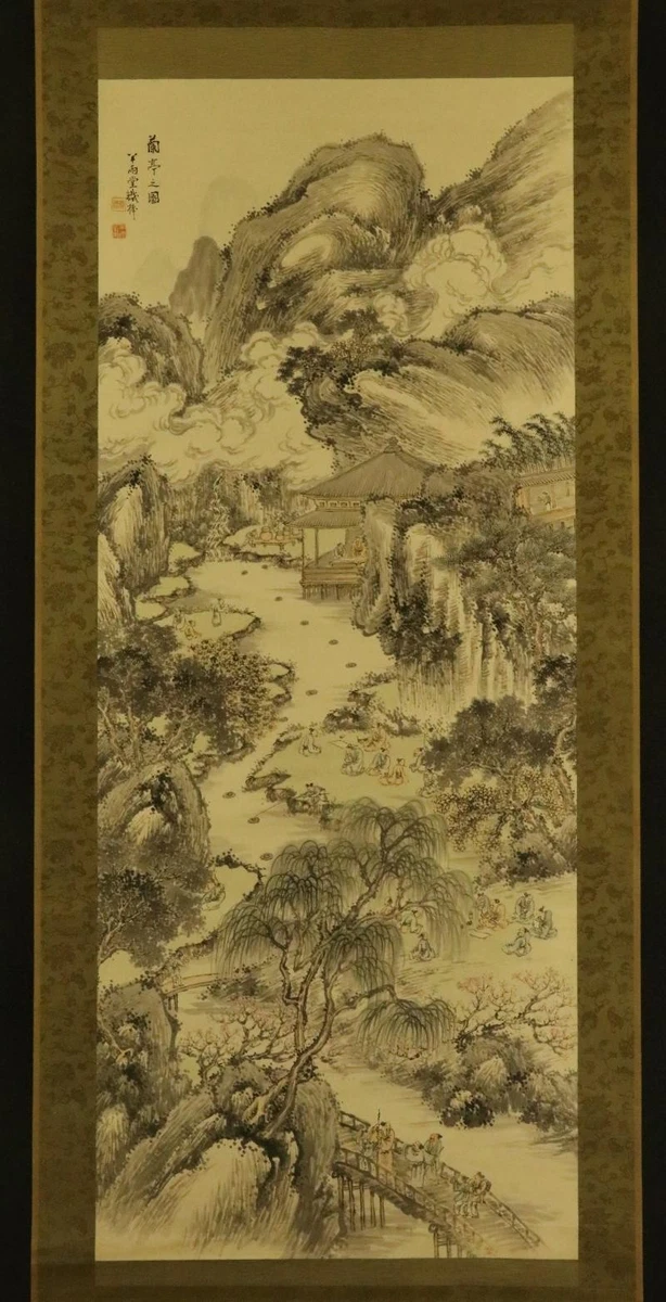 纸张年日本画作、画卷| eBay
