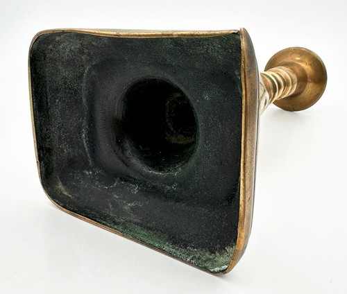 ANTIKER MESSING KERZENLEUCHTER A/F - Bild 6 von 8