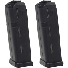 Promag 2 Pack 10-round Magazine For Glock Model 22 .40 Sw Glk 15 Black