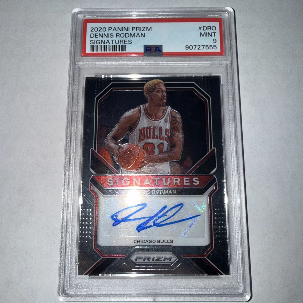 Panini Dennis Rodman Basketball Autographed Sports Trading Cards