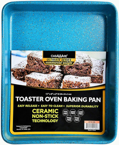 Casaware 11 X 9 X 2-Inch Toaster Oven Ultimate Series Commercial Weight Ceramic