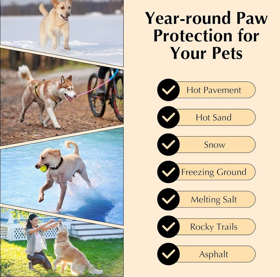 Bálsamo para patas de perro seguro para lamer totalmente natural para perros y gatos | Paquete de 2 almohadillas para patas de perro bálsamo para patas Foto 3 de 4