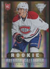 2013-14 Panini Titanium Hobby Draft Position Brendan Gallagher RC /100 #218