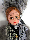 Madame Alexander 9" Houndstooth Cissette Doll, Mint in Box w/ Purse