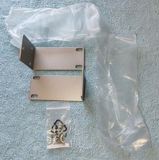 Silver Metal Steel Rack Mount Mounting Ears Brackets for Zyxel Zywall 110 Router