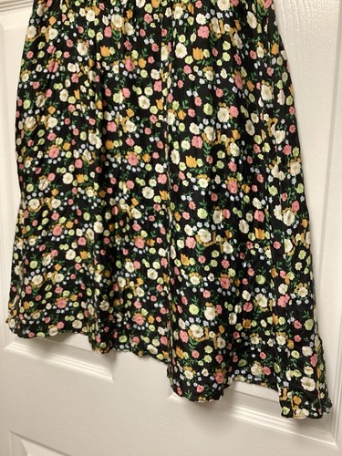 Tory Burch $350 Ryder Black Floral ๐ผ Sleeveless Silk Dress Size 6 Excellent! - Picture 5 of 13