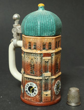 Zwiebelkirche Bierkrug Krug Turmkrug Marienkirche M&uuml;nchen Figurenkrug Gerz Mini