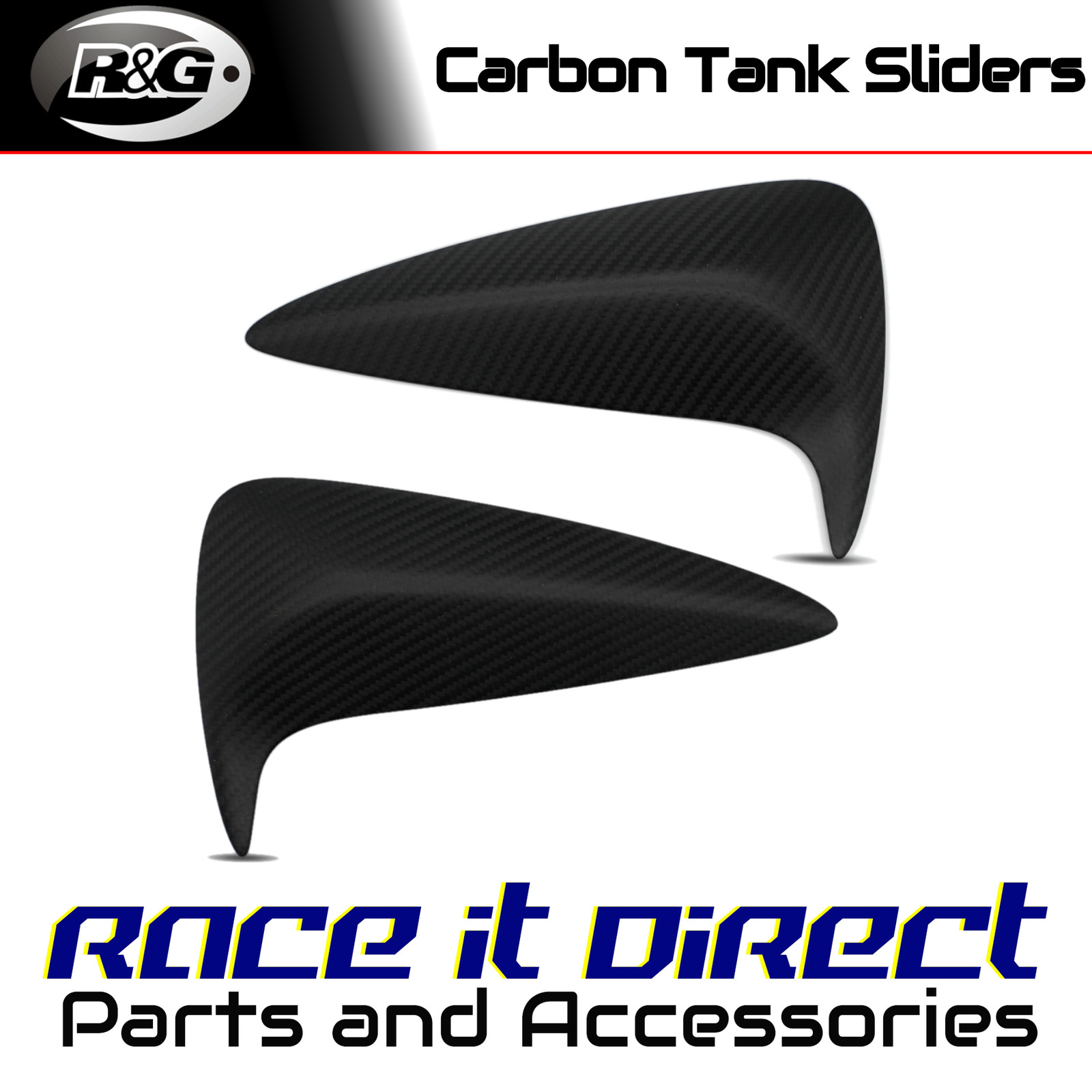 Carbon Fibre Tank Sliders for Ducati Streetfighter V4 S 2025-2026 R&G