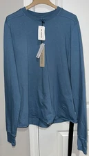 Rick Owens DRKSHDW Crew neck Sweatshirt Toothpaste Large NWT $460