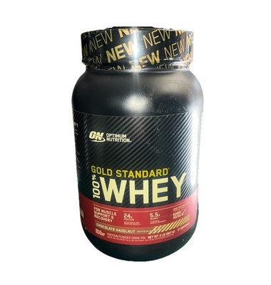 Optimum Nutrition Gold Standard 100% WHEY Protein Powder,Chocolate Hazelnut,2Lbs