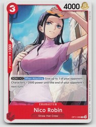 Nico Robin OP11-009 A Fist of Divine Speed Common