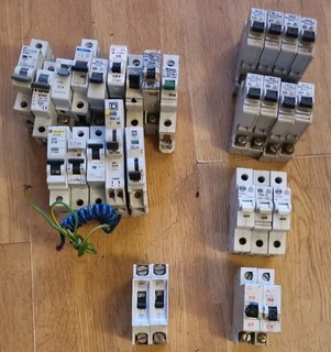 Wylex Stotz HB10 10A 32A 6A single pole miniature circuit breaker (MCB) joblot