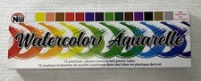 Niji Aquarelle Watercolor Set 15/Pkg-Assorted Colors - NNC15