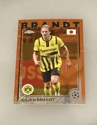 Julian Brandt - 2024-25 Topps UEFA Chrome Japan Orange Mojo /25 - Dortmund