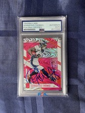 2017 Unparalleled Demaryius Thomas Swirlorama 86 Signed Auto 1/1 PSA Broncos