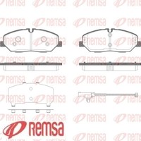 Remsa 1226.52 Bremsbelagsatz FüR Scheibenbremse Bremsbelagsatz FüR Hyundai