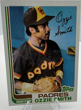 Topps 1982 Ozzie Smith #95 San Diego Padres Baseball Card Base Set