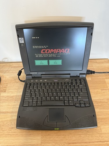 Compaq Armada 1500c Laptop Vintage Computer - Untested - Sold "as is" Powers On