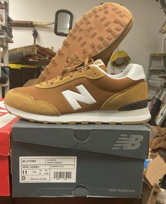 New Balance 515 V3 Mens Sz 11 Wheat Brown White Casual Shoes Sneakers ML515HN3