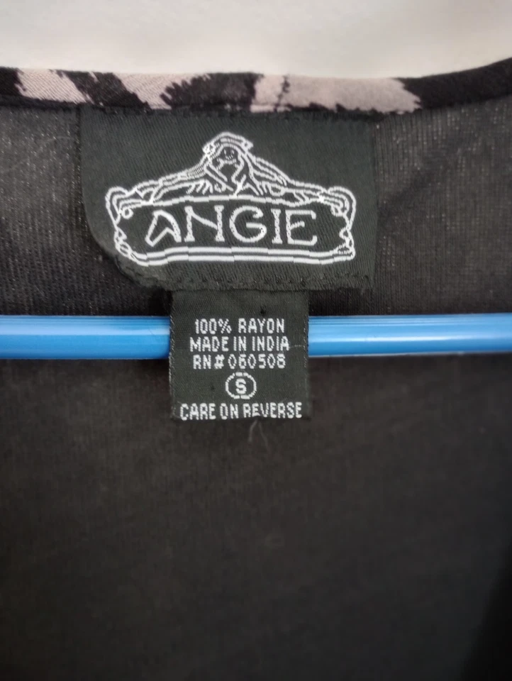 Maxi Vestido ANGIE Boho Encaje Mangas Campana Talla S Núcleo de Hadas Foto 3 de 4