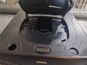 Sega Saturn Console Replacement Shell Top Bottom Casing MK80000A USA Black CLEAN