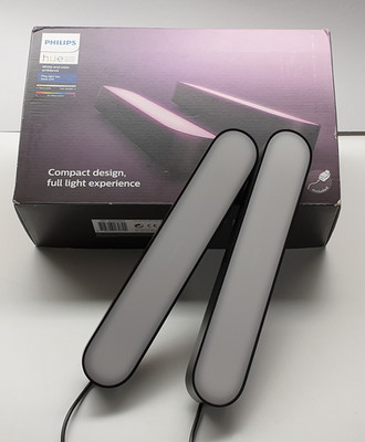 PHILIPS Hue White and Color Ambiance Play Lightbar Doppelpack, dimmbar, neuwert.