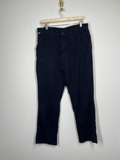 Carhartt Mens Relaxed Fit FR Pants 36x30 Navy Flame Resistant Hemmed