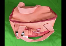 Trader Joe's  Mini  Shopping Tote Bag PEACH  Insulated New Item as of Aug 2025 !