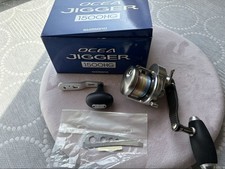 Shimano Ocean Jigger 1500HG AE85 Carbon Arm CA95 Used Light Signs Japan