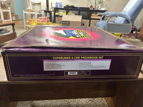 🚂MTH 20-6524 Amtrak Superliner 4 car set - Picture 10 of 10