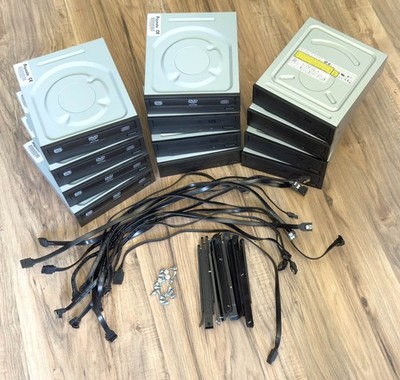 interne DVD/CD-Laufwerke rewritable (Konvolut: 12 Stück unbenutzt)