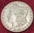 1900-S Morgan Silver Dollar XF+