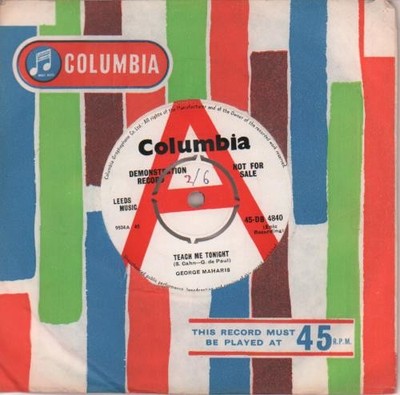 George Maharis - Teach Me Tonight / After The Lights Go Down Low - U - G12170z