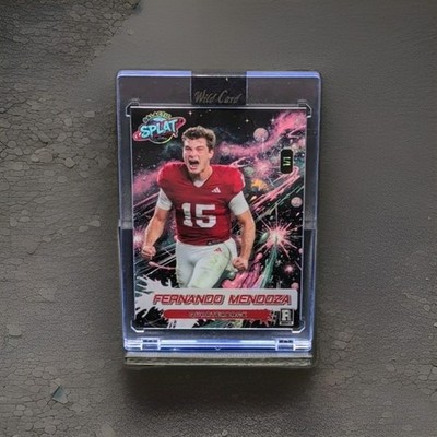 Wild Card Galactic Splat Fernando Mendoza 1/1 Football Card