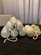 Lot of 6 Skeins+ Polyester Macrame Cord in Natural Beige Color BOHO