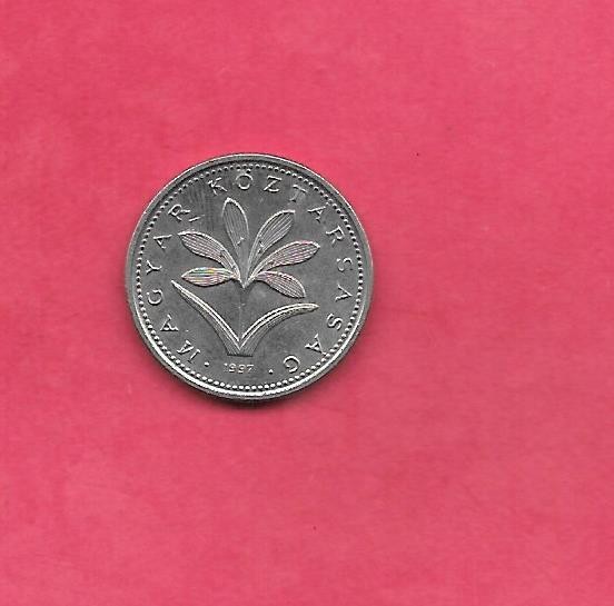 HUNGARY KM693 1997 2 FORINT XF EXTRA FINE NICE OLDER COIN