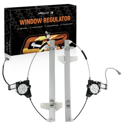 Pair Rear Left & Right Power Window Regulator w/Motor For Nissan Titan 2004-2015