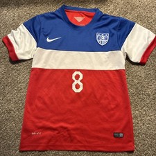 Nike USA 2014 Clint Dempsey #8 Away Jersey Soccer Shirt USMNT World Cup Adult S