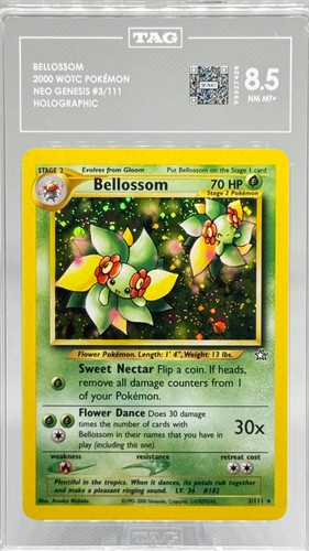 Bellossom (Unlimited) graded TAG 8.5 for sale on eBay