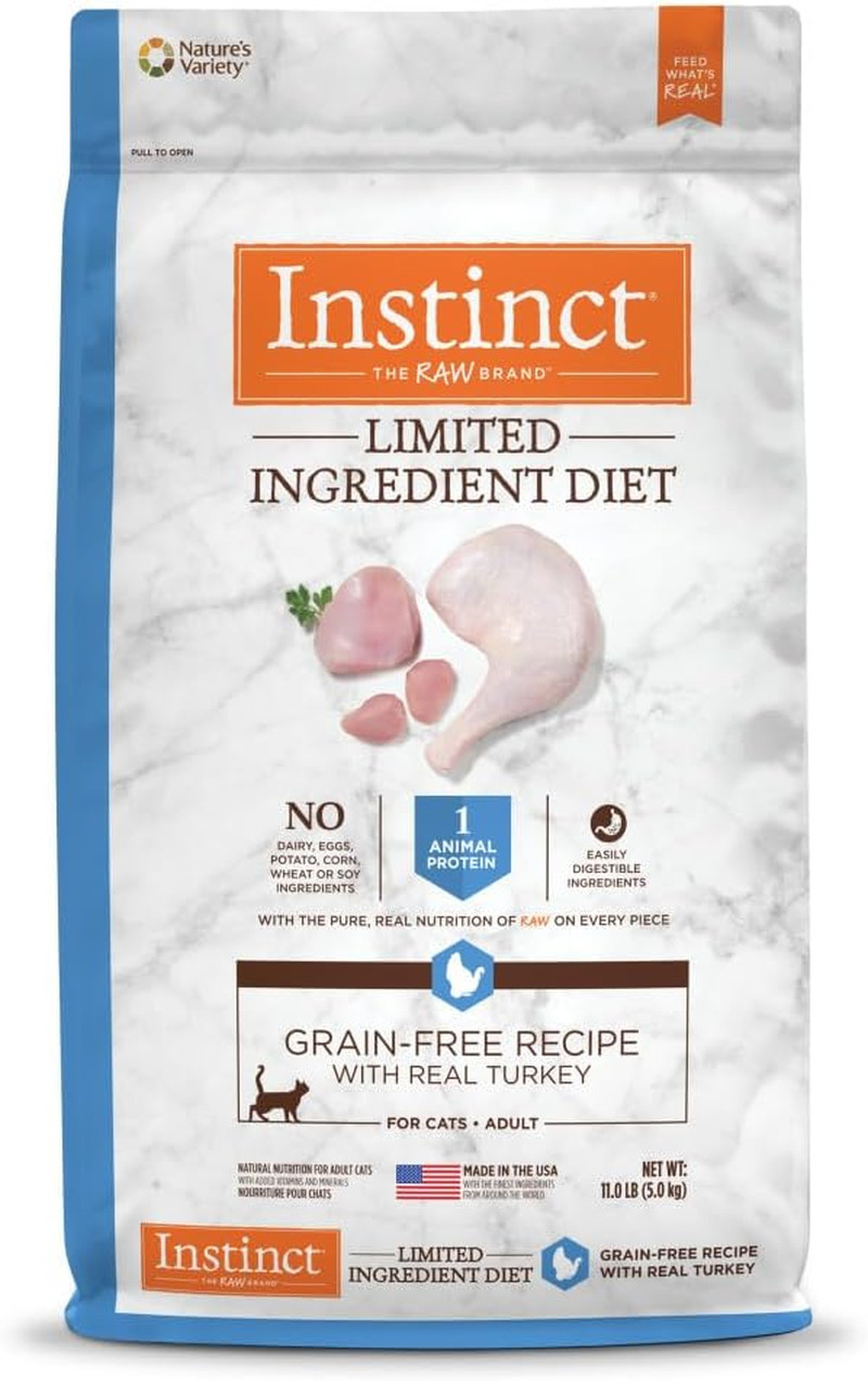 Limited Ingredient Diet, Natural Dry Cat Food, Grain Free Re