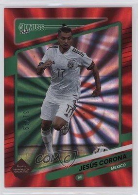 2021 Panini Donruss Road to Qatar Holo Red Laser 31/99 Jesus Manuel Corona 0h28