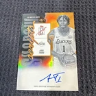 2025-26 Topps Signature Adou Thiero Orange Chrome Auto 50/50 Bookend On Card Aut