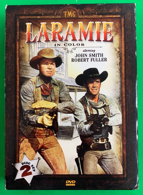 LARAMIE IN COLOR - 2 DVDs - 10 Episodes - Timeless Media Group - VERY GOOD USED