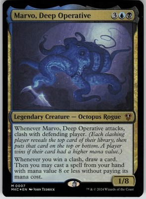 Marvo, Deep Operative Foil 7 MKC M Commander: Murders at Karlov Manor MTG