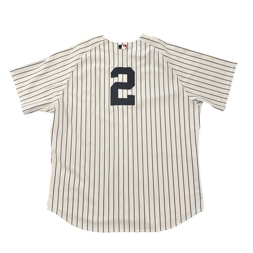 New York Yankees Jersey Derek Jeter Mens Size 60 White Pinstripe Majestic